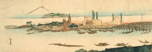Sumida River Scene by Utagawa Kuniyoshi Oil Painting