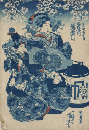 Tamaya uchi Usugumo by Utagawa Kuniyoshi Oil Painting
