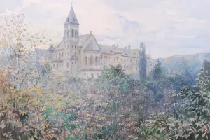 Schlossansicht by Vaclav Jansa Oil Painting