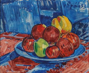 Still Life With Fruits by Vaclav Spala Oil Painting