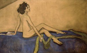 Ida Rubenstein by Valentin Alexandrovich Serov Oil Painting