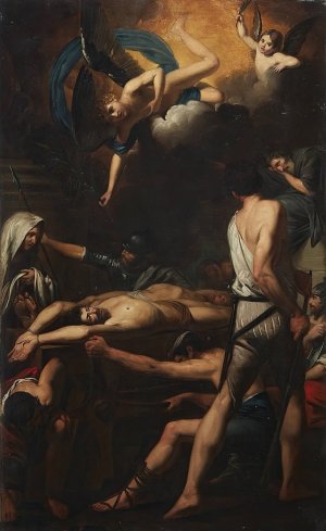 Etude pour Le Martyre de Saint Proces et Saint Martinien by Valentin De Boulogne Oil Painting