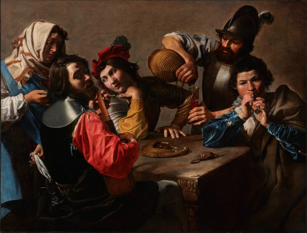 The Concert  by Valentin De Boulogne - Hand-Painted Oil Painting Reproduction