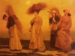 Home From Gleaning Oil painting by Valentine Cameron Prinsep
