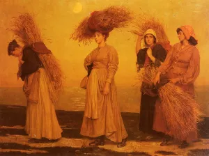 Home From Gleaning Oil painting by Valentine Cameron Prinsep