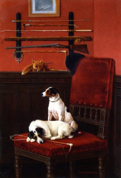 Main Product Photo of Sporting Quarters Painting by Valentine Thomas Garland