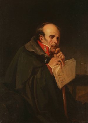 The carlist conspirator by Valeriano Becquer Oil Painting