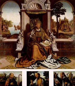 St. Peter Oil painting by Vasco Fernandes
