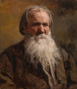 Portrait of Vasily Petrovich Shchegolyonok by Vasily Dmitrievich Polenov Oil Painting