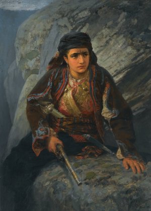 The Lookout by Vasily Dmitrievich Polenov Oil Painting