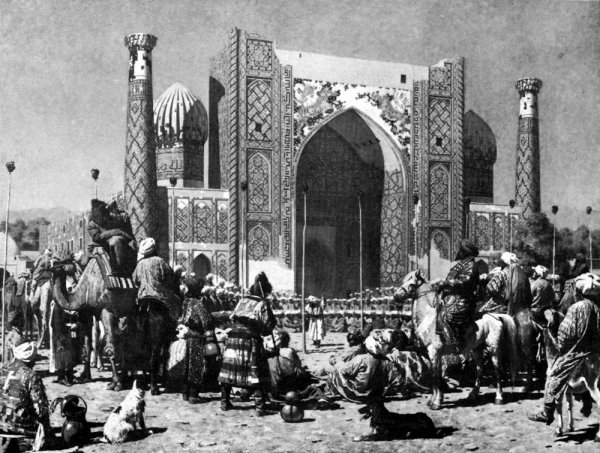 Main Product Photo of A Mosque Painting by Vasily Vereshcagin