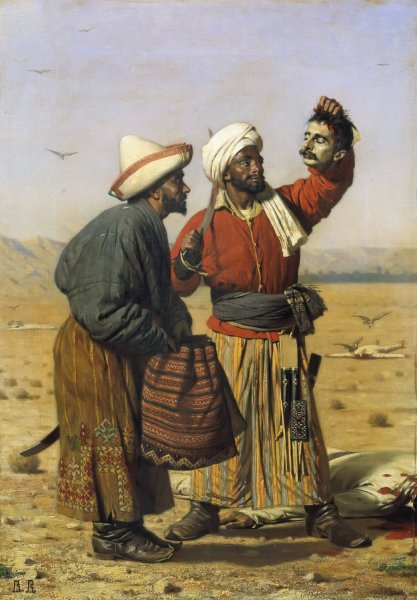 Main Product Photo of After a success  Painting by Vasily Vereshchagin