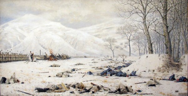 Main Product Photo of Battlefield at the Shipka  Painting by Vasily Vereshchagin