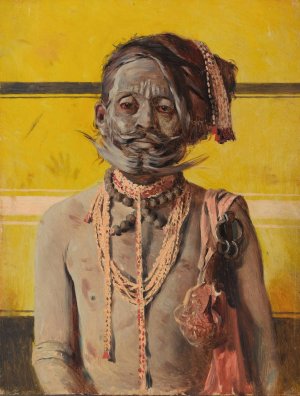 Fakir by Vasily Vereshchagin Oil Painting