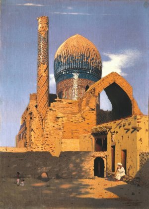 Gur Emir mausoleum. Samarkand by Vasily Vereshchagin Oil Painting