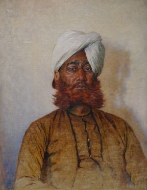 Moslem Official by Vasily Vereshchagin Oil Painting