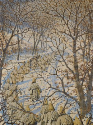 On Campaign by Vasily Vereshchagin Oil Painting