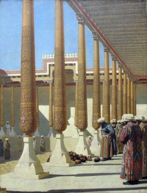 Presentation of the trophies by Vasily Vereshchagin Oil Painting