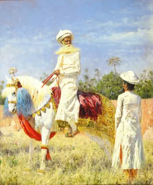 Rider in Jaipur by Vasily Vereshchagin Oil Painting