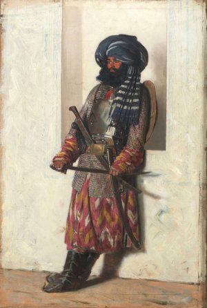 Security personel of Afghanistan by Vasily Vereshchagin Oil Painting