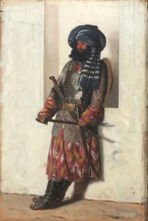 Security personel of Afghanistan by Vasily Vereshchagin Oil Painting