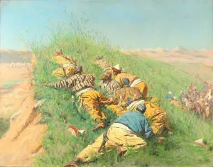 Spying out by Vasily Vereshchagin Oil Painting