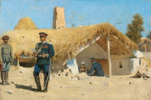 The Adjutant by Vasily Vereshchagin Oil Painting