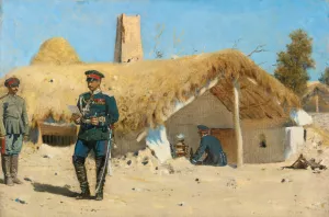 The Adjutant by Vasily Vereshchagin Oil Painting