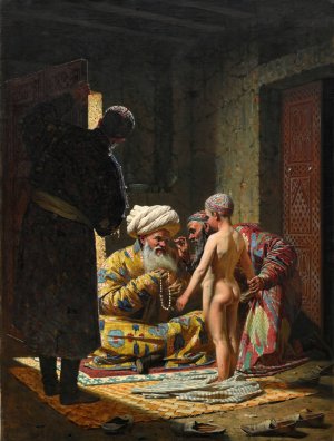 The Sale of the Child Slave by Vasily Vereshchagin Oil Painting