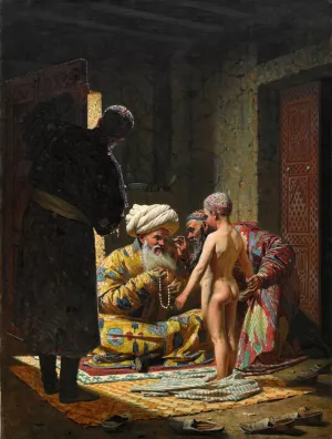 The Sale of the Child Slave by Vasily Vereshchagin Oil Painting