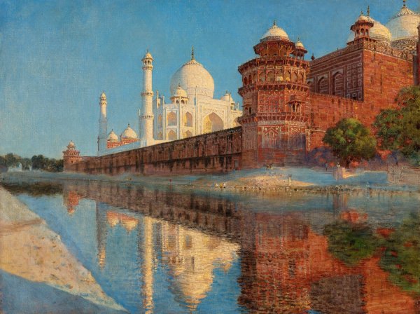 Main Product Photo of The Taj Mahal, Evening Painting by Vasily Vereshchagin