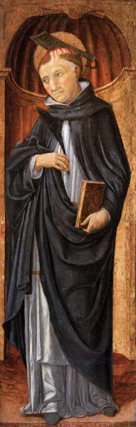 St Peter the Martyr painting by Vecchietta
