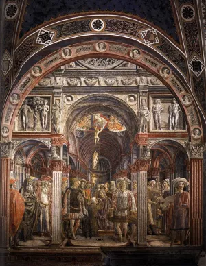 The Founding of the Spedale di Santa Maria della Scala Oil painting by Vecchietta
