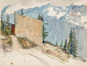 Landscape from Tyrol by Venny Soldan-Brofeldt Oil Painting