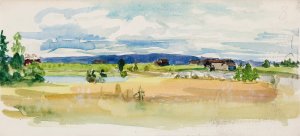 Summer Landscape by Venny Soldan-Brofeldt Oil Painting