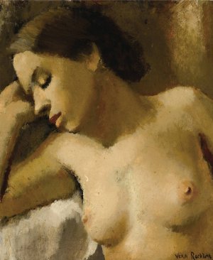 Portrait of a Woman by Vera Rockline Oil Painting