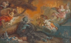 The Death of St. Francis Xavier by Veronica Stern Oil Painting