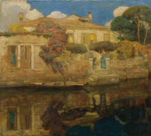 Das Haus des Malers by Vettore Zanetti-Zilla Oil Painting