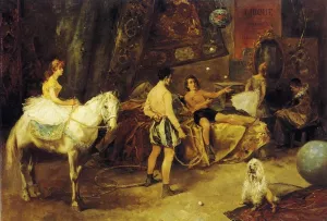 Cirque d'Hiver by Vicenta De Paredes Oil Painting