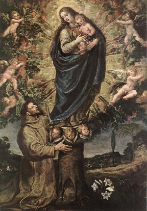 Vision of St Francis of Assisi