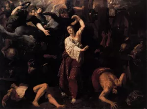 The Martyrdom of St Catherine of Alexandria Oil painting by Vicente Castello