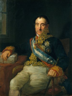 Portrait of the Marquis of Labrador, Spanish Ambassador to the Congress of Vienna of 1815 by Vicente Lopez Portana Oil Painting