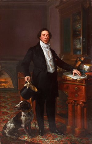 The Marquess of Remisa by Vicente Lopez Portana Oil Painting