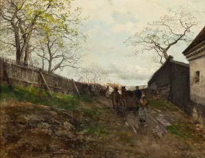 Spring Landscape by Victor Forssell Oil Painting