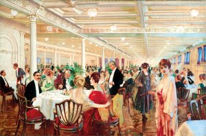 A Soiree by Victor Gabriel Gilbert Oil Painting