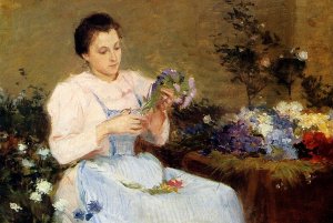 Arranging Flowers For A Spring Bouquet