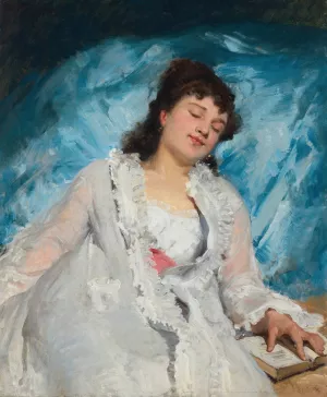 Doux repos by Victor Gabriel Gilbert Oil Painting
