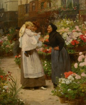 Flower Offering to a Child