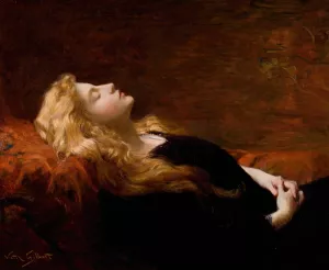 Le Repos by Victor Gabriel Gilbert Oil Painting