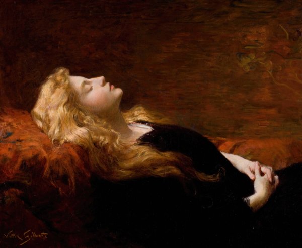 Main Product Photo of Le Repos Painting by Victor Gabriel Gilbert
